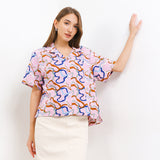 Hush Puppies Pakaian Wanita Shirt Vida In Pink