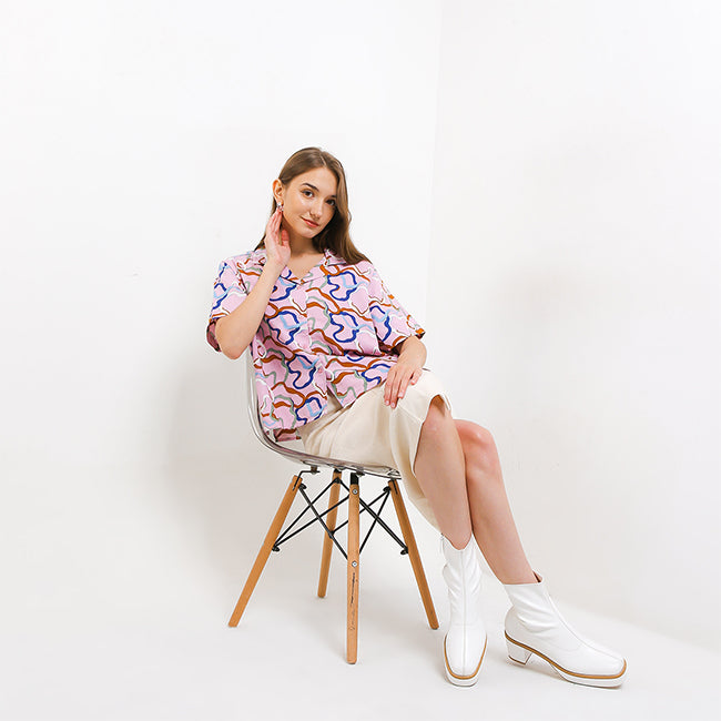 Hush Puppies Pakaian Wanita Shirt Vida In Pink