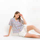 Hush Puppies Pakaian Wanita Shirt Kabina In Coral