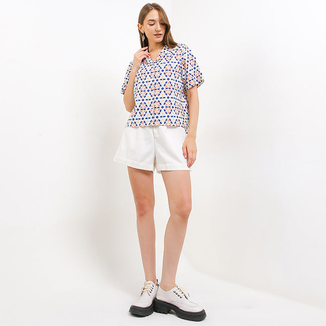 Hush Puppies Pakaian Wanita Shirt Kabina In Coral