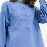 Hush Puppies Pakaian Wanita Blouse Sarelia In Navy