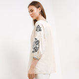Hush Puppies Pakaian Wanita Blouse Dc Nikoleta In White