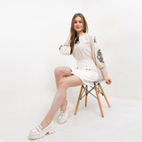 Hush Puppies Pakaian Wanita Blouse Dc Nikoleta In White