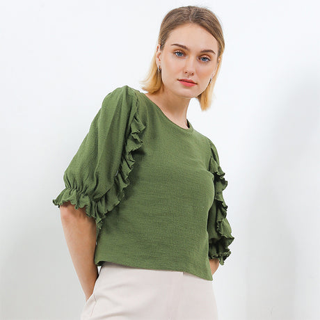 Hush Puppies Pakaian Wanita Others Dc Nadila In Olive