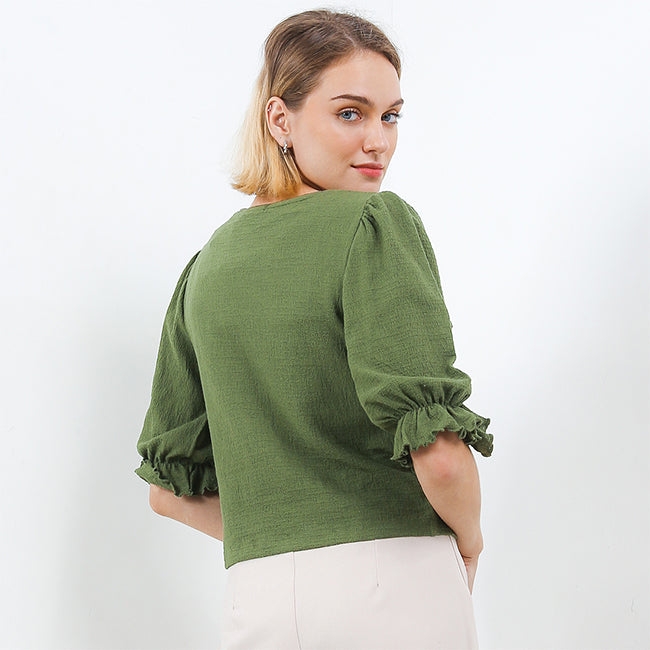Hush Puppies Pakaian Wanita Others Dc Nadila In Olive