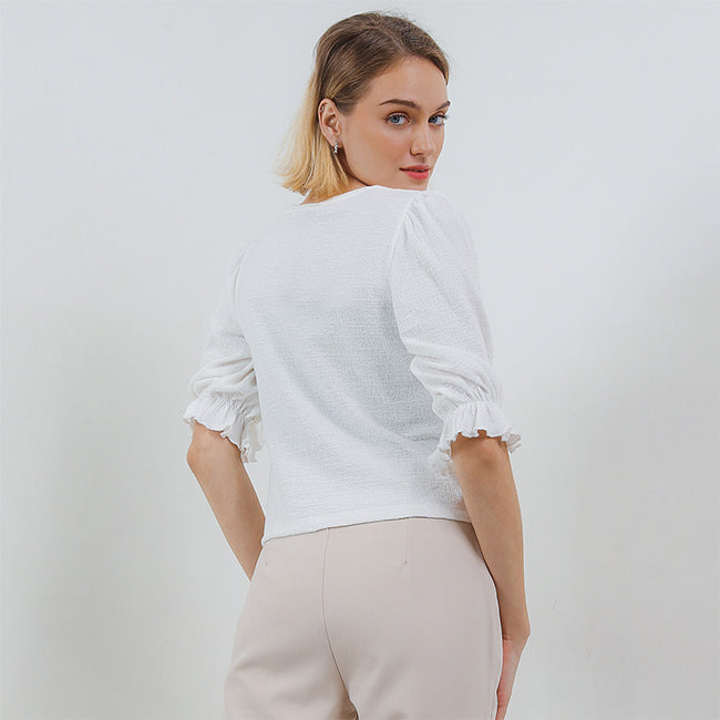 Hush Puppies Pakaian Wanita Others Dc Nadila In White