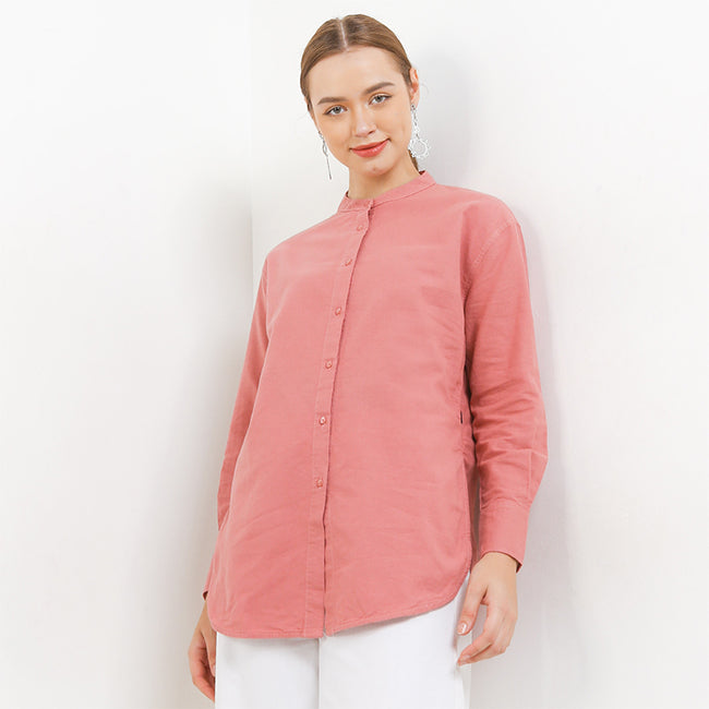 Hush Puppies Pakaian Wanita Shirt Prisa In Dusty Pink