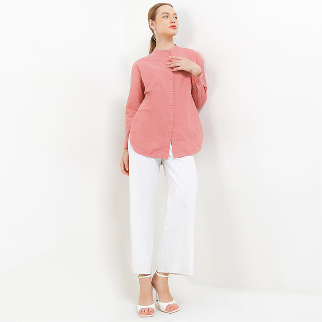 Hush Puppies Pakaian Wanita Shirt Prisa In Dusty Pink