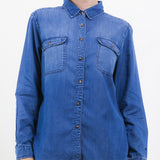 Hush Puppies Pakaian Wanita Denim Animal Fest Slappe In Medium Blue