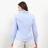 Hush Puppies Apparels Wanita Shirt Sontag In Light Blue