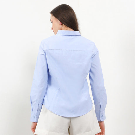 Hush Puppies Apparels Wanita Shirt Sontag In Light Blue