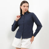 Hush Puppies Apparels Wanita Shirt Sontag In Navy