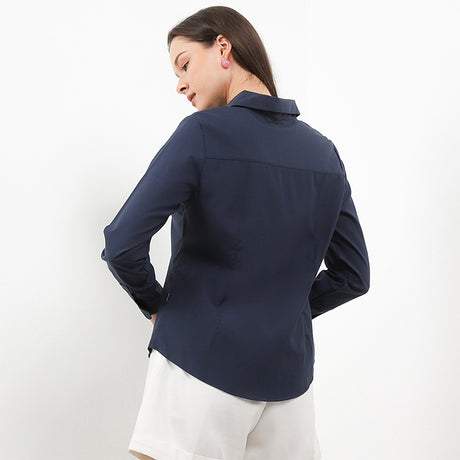 Hush Puppies Apparels Wanita Shirt Sontag In Navy