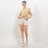 Hush Puppies Pakaian Wanita Shirt Clay In Khaki