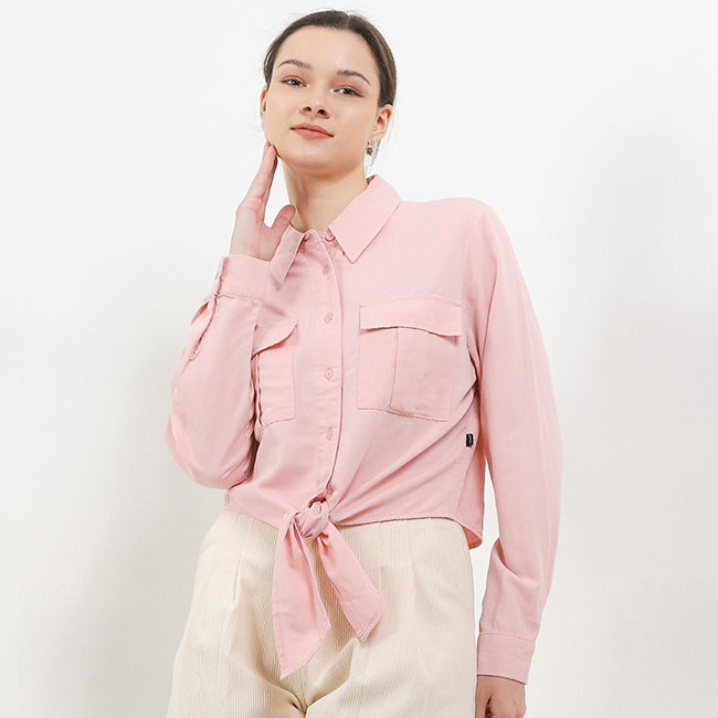 Hush Puppies Pakaian Wanita Shirt Clay In Pink