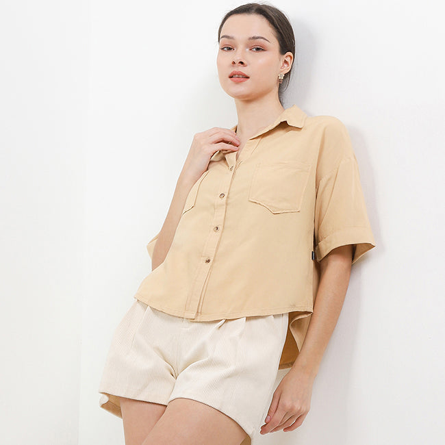 Hush Puppies Pakaian Wanita Shirt Lupita In Khaki