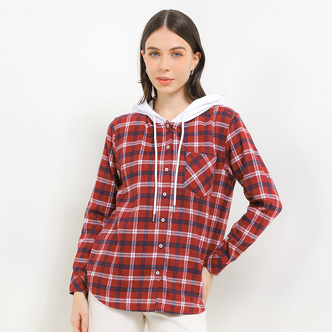 Hush Puppies Pakaian Wanita Shirt 90S Hlola In Red