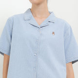Hush Puppies Pakaian Wanita Shirt Romansa In Light Blue