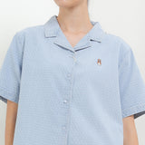 Hush Puppies Pakaian Wanita Shirt Romansa In Light Blue