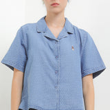 Hush Puppies Pakaian Wanita Shirt Romansa In Medium Blue