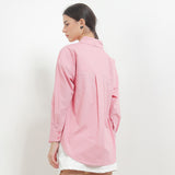 Hush Puppies Pakaian Wanita Shirt Letitia Solid In Dusty Pink