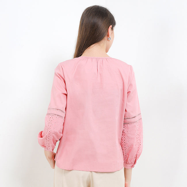 Hush Puppies Pakaian Wanita Blouse Kk Berrin Lbl In Pink