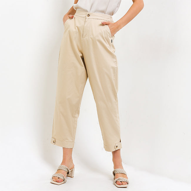 Hush Puppies Pakaian Pants Wanita Afia In Khaki