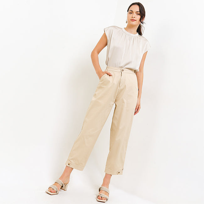 Hush Puppies Pakaian Pants Wanita Afia In Khaki