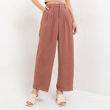 Hush Puppies Pakaian Wanita Long Pants Kadena In Brown