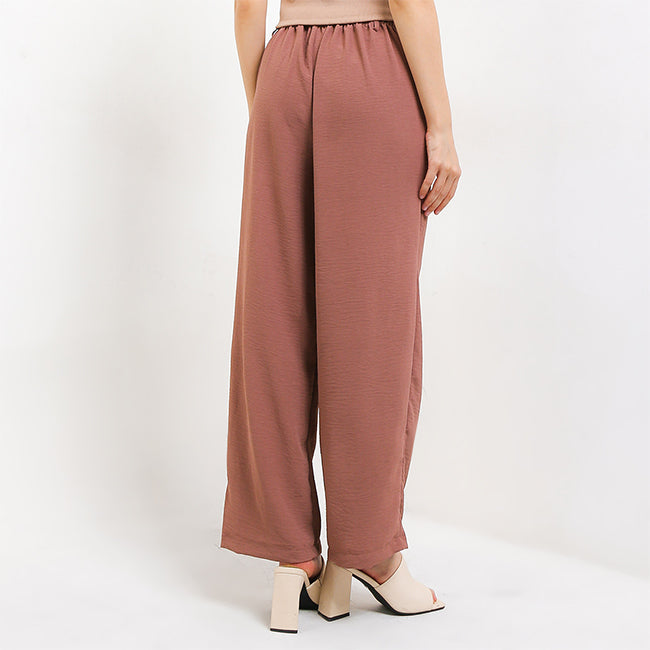Hush Puppies Pakaian Wanita Long Pants Kadena In Brown