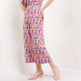 Hush Puppies Pakaian Wanita Long Pants Liunic Polna In Pink