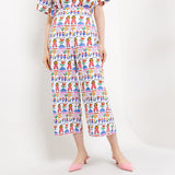 Hush Puppies Pakaian Wanita Long Pants Liunic Polna In White