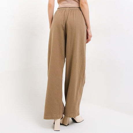 Hush Puppies Pakaian Wanita Long Pants Bria In Beige