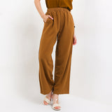 Hush Puppies Pakaian Wanita Long Pants Bria In Brown