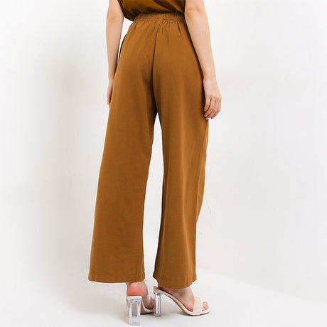 Hush Puppies Pakaian Wanita Long Pants Bria In Brown