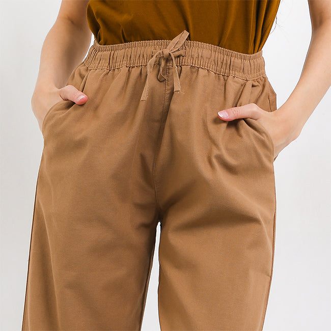 Hush Puppies Pakaian Wanita Long Pants Caspia In Khaki