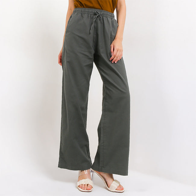 Hush Puppies Pakaian Wanita Long Pants Caspia In Olive
