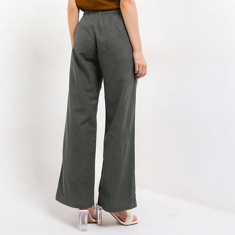 Hush Puppies Pakaian Wanita Long Pants Caspia In Olive