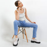 Hush Puppies Pakaian Wanita Denim Jenaya A In Light Blue