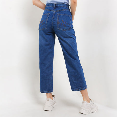 Hush Puppies Pakaian Wanita Denim Frend In Dark Blue