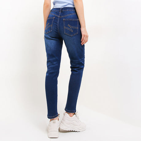 Hush Puppies Pakaian Wanita Denim Cascy In Drak Blue