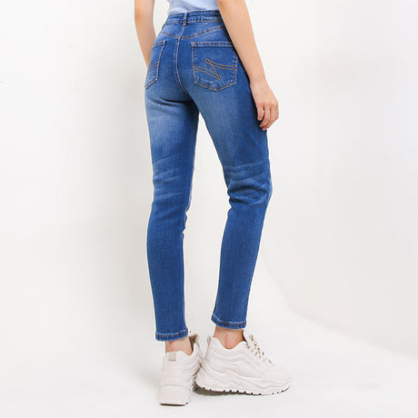 Hush Puppies Pakaian Wanita Denim Cascy In Medium Blue