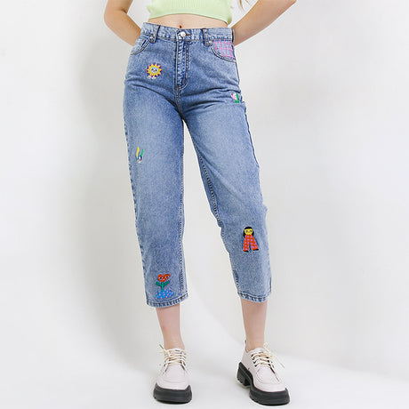 Hush Puppies Pakaian Wanita Denim Liunic Ona In Medium Blue