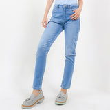 Hush Puppies Pakaian Wanita Long Pants Hania In Medium Blue