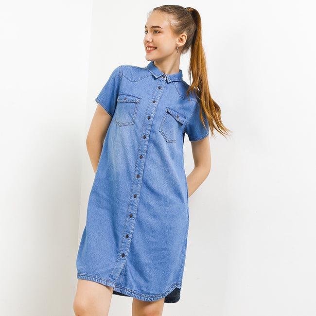 Hush Puppies Pakaian Wanita Dc Ourania In Light Blue