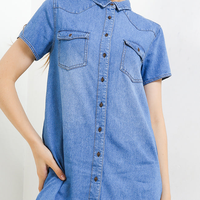 Hush Puppies Pakaian Wanita Dc Ourania In Light Blue