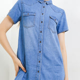 Hush Puppies Pakaian Wanita Dc Ourania In Light Blue