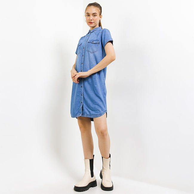 Hush Puppies Pakaian Wanita Dc Ourania In Light Blue