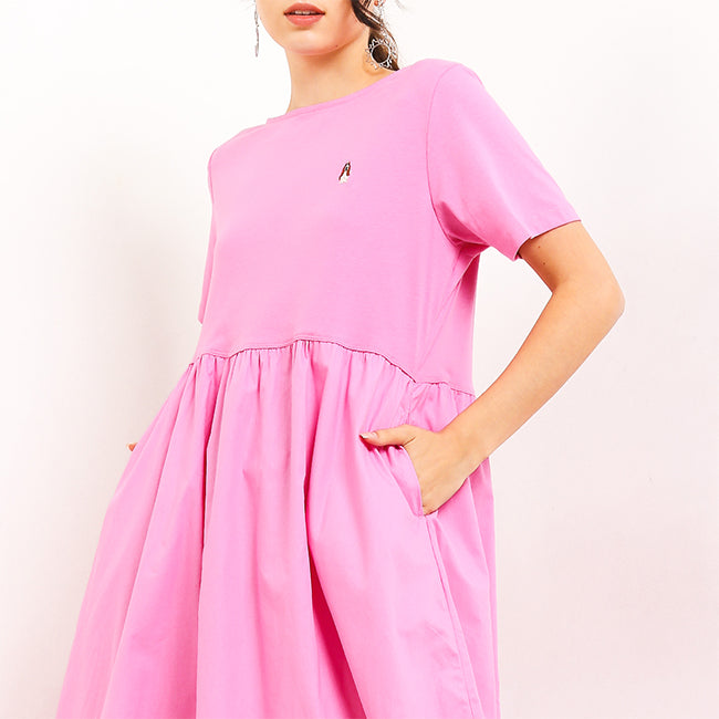 Hush Puppies Pakaian Dress Wanita Miona In Pink