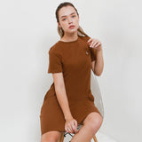 Hush Puppies Pakaian Dress Wanita Caydee In Brown
